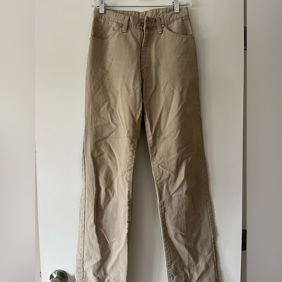 Khaki Vintage Wranglers, Size 27 - Picture 2 of 5